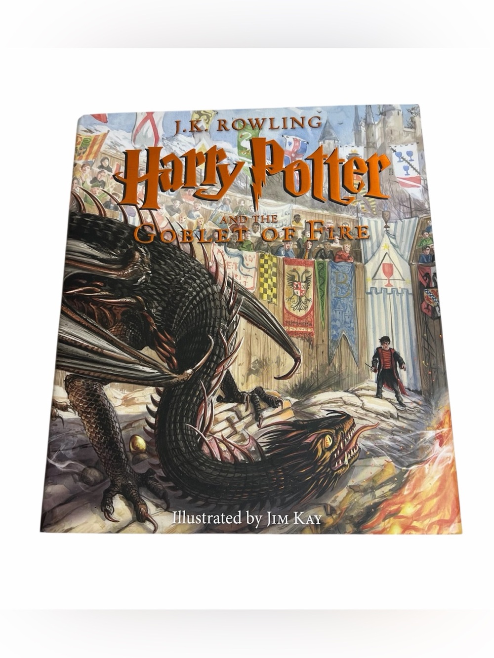 Large Coffee Table Hardcover Book " Harry Potter and the Goblet of Fire"